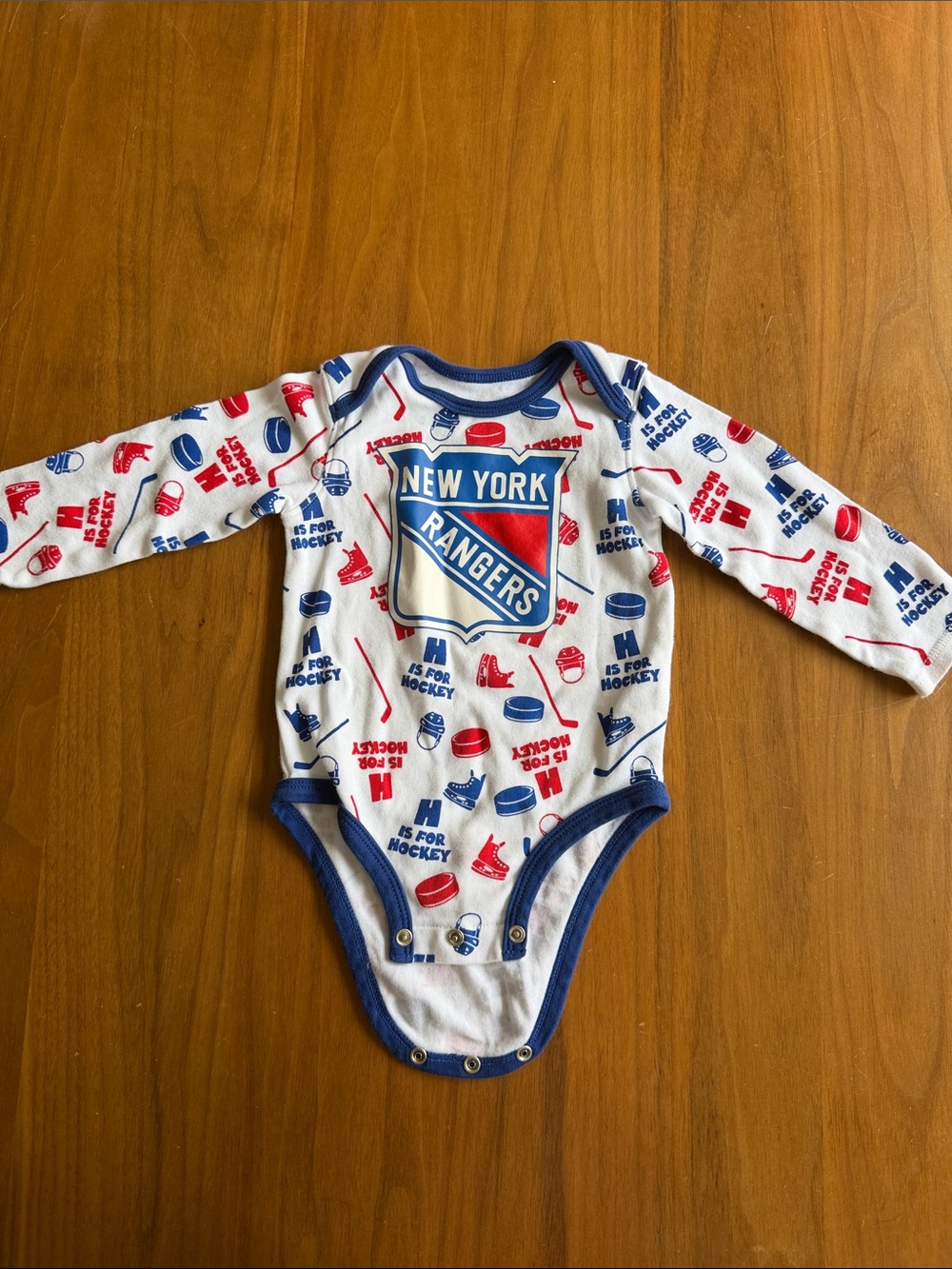 New York Rangers NHL Official Onesie
